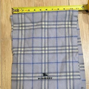 Plaid scarf blue Burberry